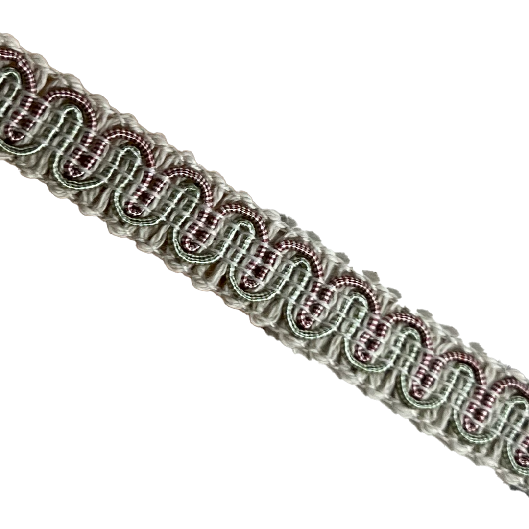 #9940 SCROLL GIMP 1/2" WIDE (36 YD BOLT, COLORS R-Y)