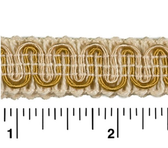 #9940 SCROLL GIMP 1/2" WIDE (36 YD BOLT, COLORS R-Y)